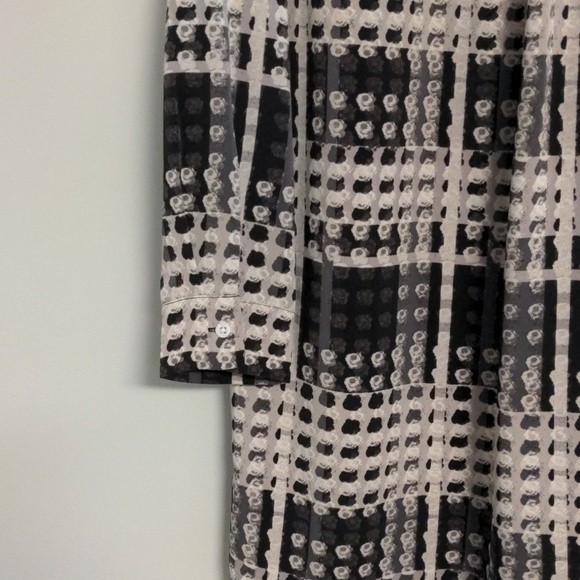 Thakoon for Design Nation Black and‎ White Long Sleeve Dress Size Small - Picture 9 of 16